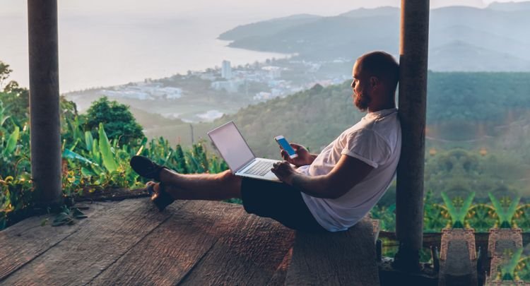 guy working outdoors